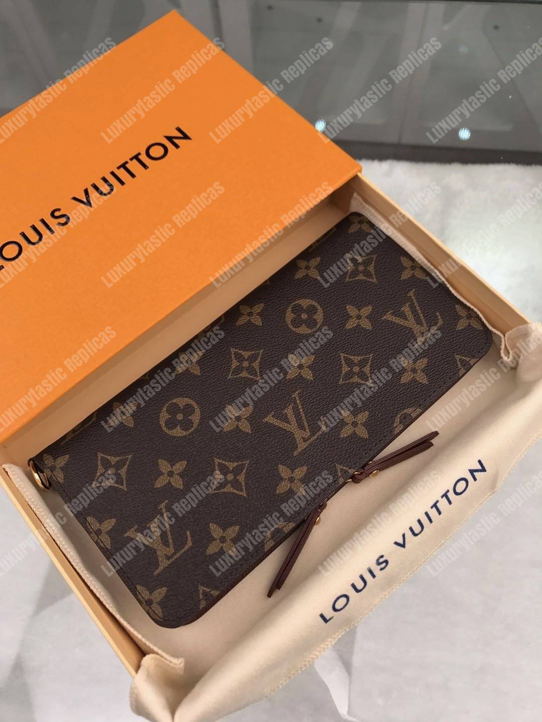 LV Insolite Wallet Monogram Canvas Brown