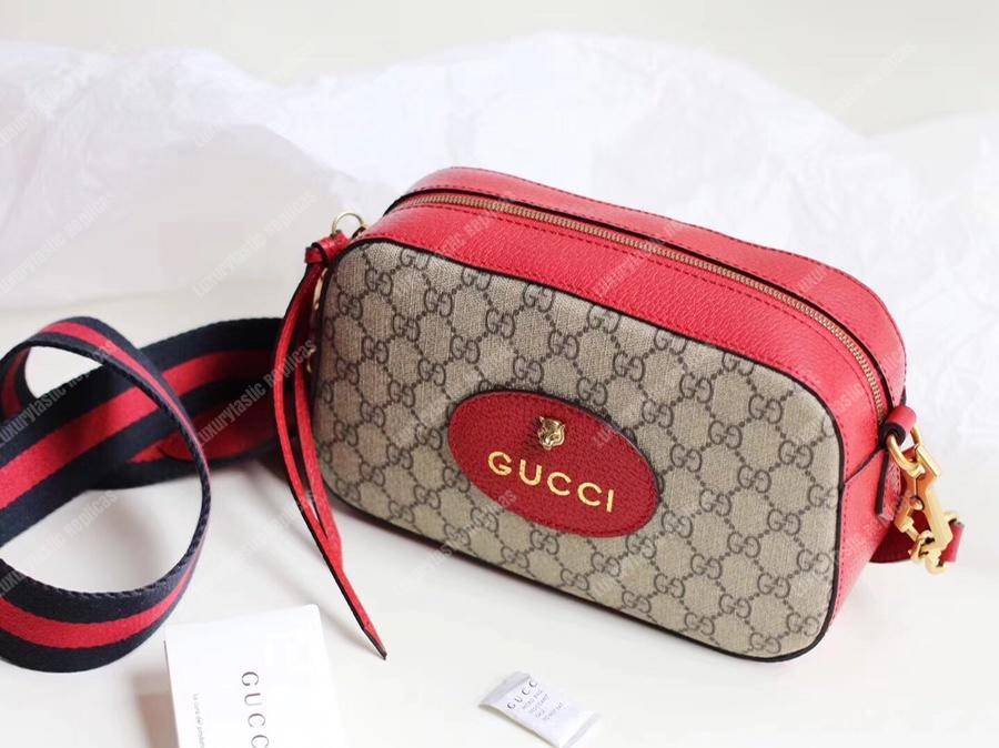 G*u*i gg sup*e messenger bag red trims
