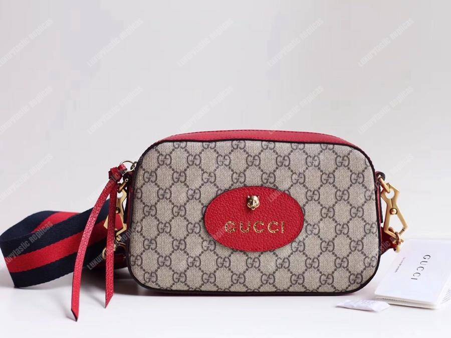 G*u*i gg sup*e messenger bag red trims
