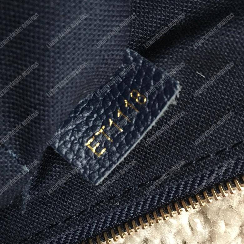 LV Daily Pouch Monogram Empreinte Bleu Infini