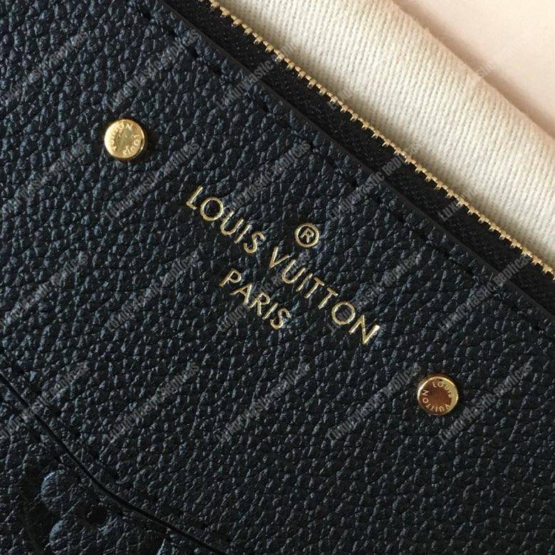 LV Daily Pouch Monogram Empreinte Black