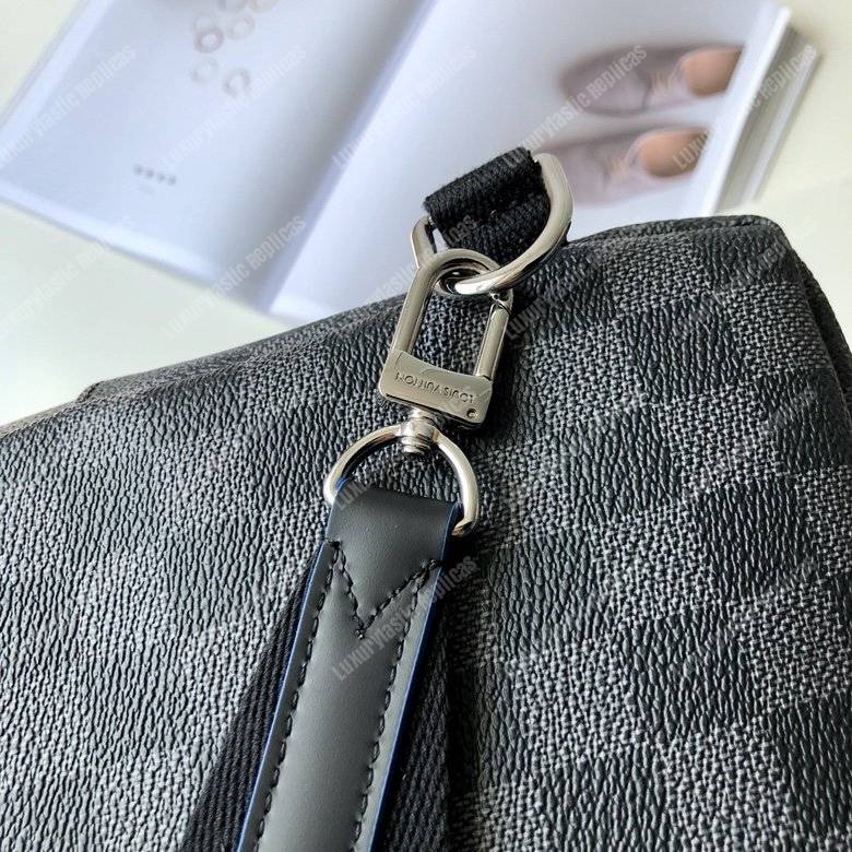 LV Avenue Sling Bag Damier Graphite Gray/Blue