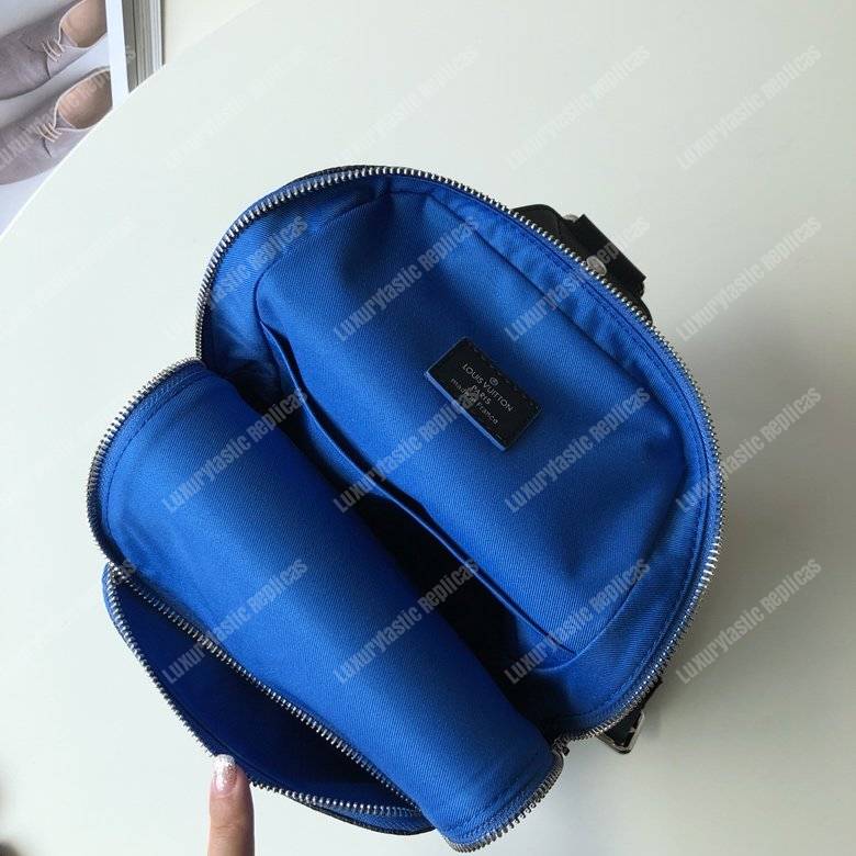 LV Avenue Sling Bag Damier Graphite Gray/Blue