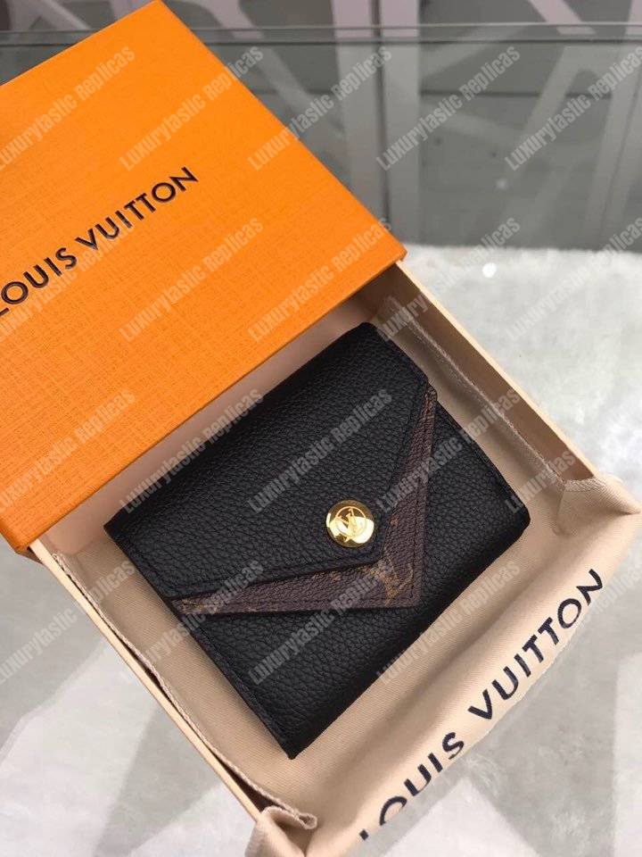 LV Double V Compact Wallet Noir