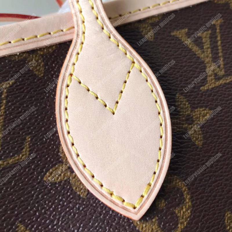LV Neverfull MM Monogram Pivoine