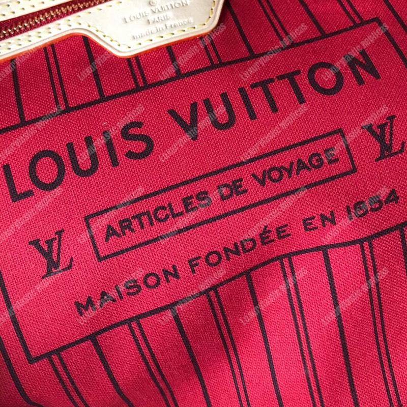 LV Neverfull MM Monogram Cherise