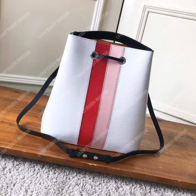 LV NéoNoé Epi Leather Blanc