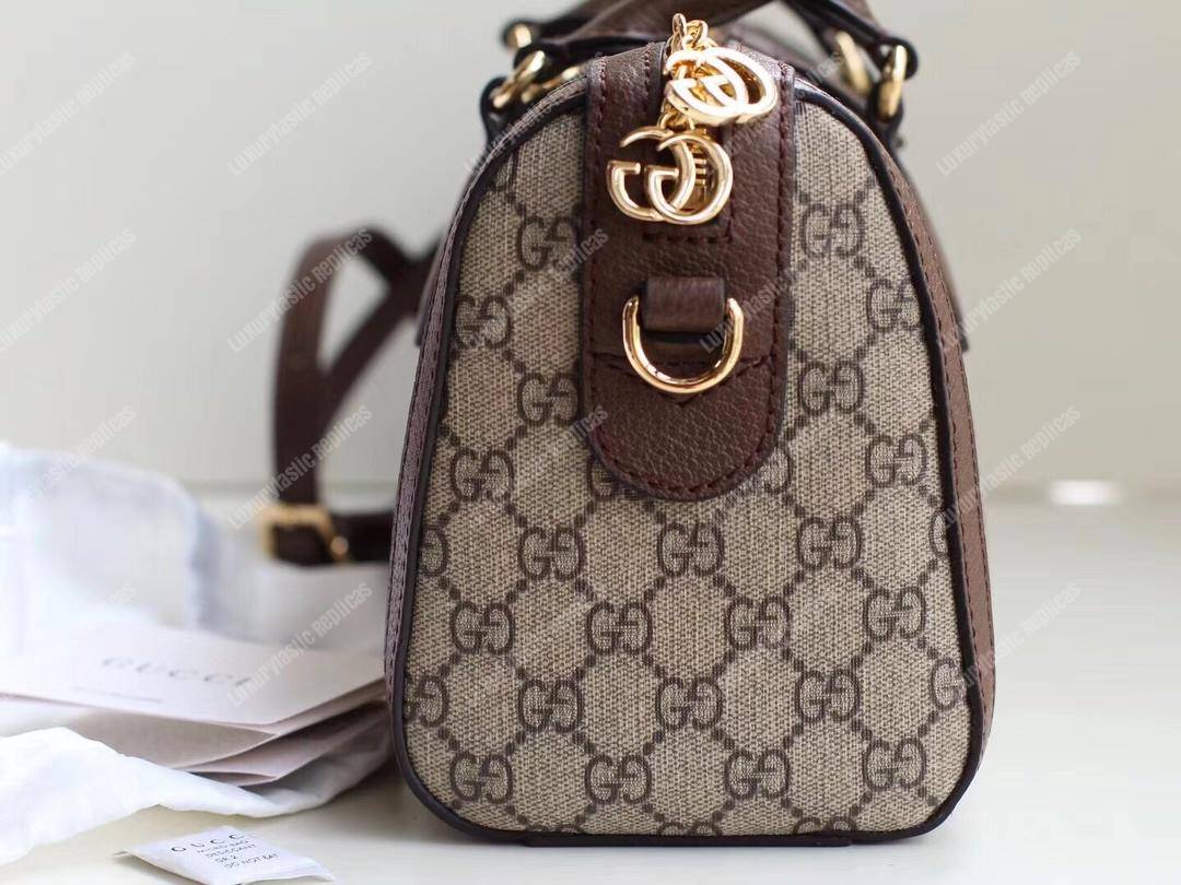 G*u*i ophidia medium top handle bag gg sup*e canvas