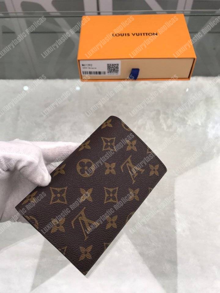 LV Sarah Compact Wallet Monogram Canvas Brown