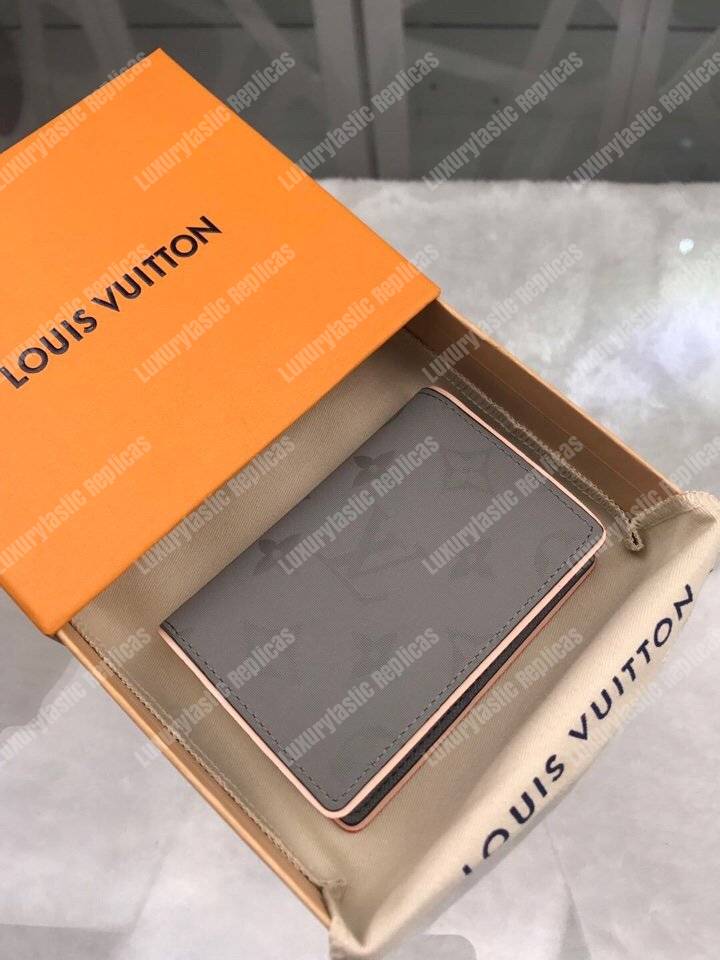 LV Pocket Organizer Monogram Titanium