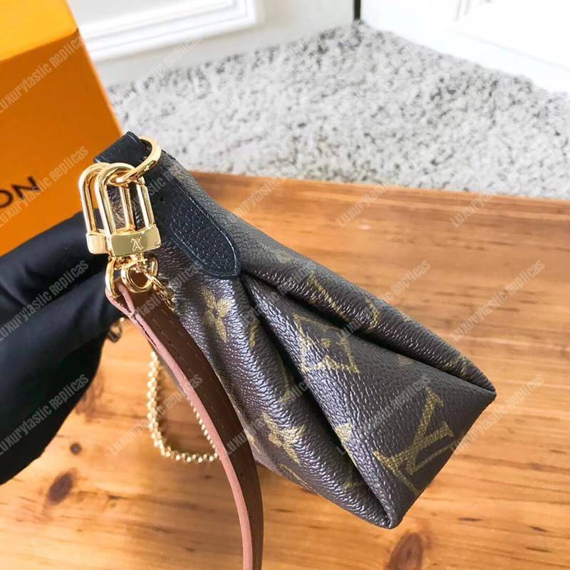 LV Pallas Clutch Bag Monogram Noir
