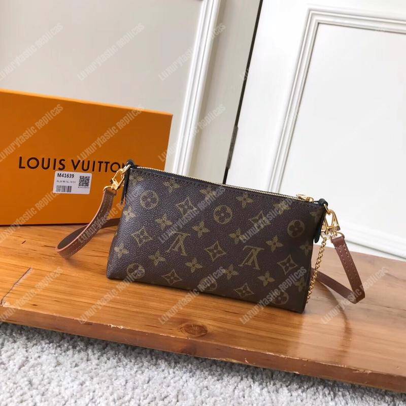 LV Pallas Clutch Bag Monogram Noir