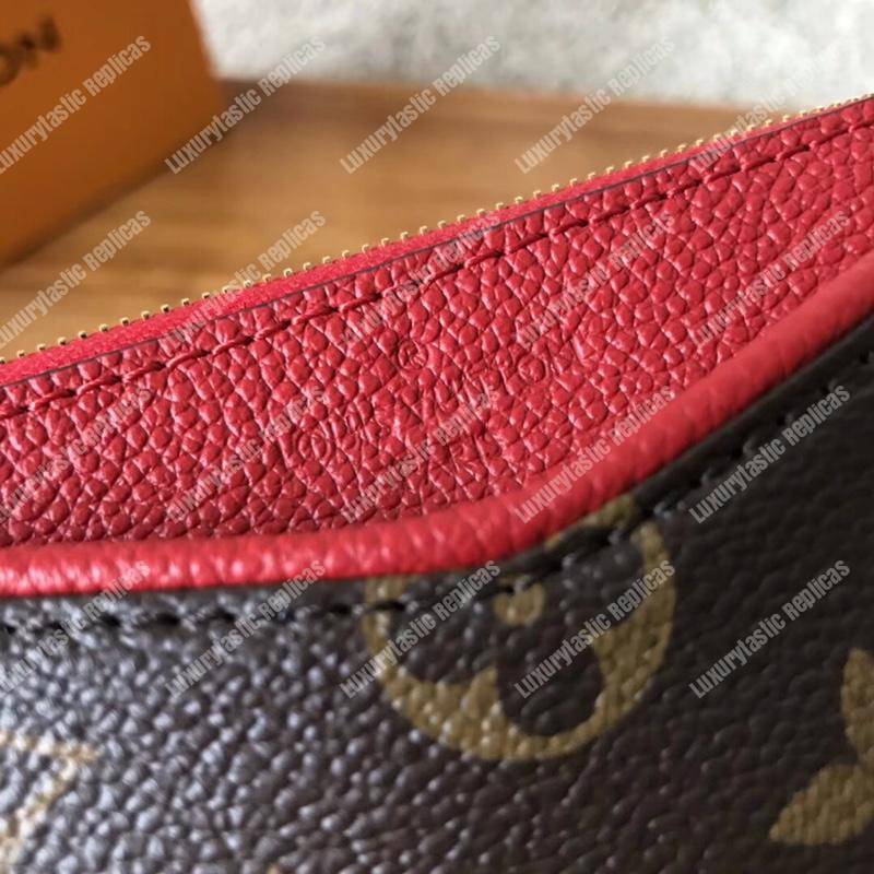 LV Pallas Clutch Bag Monogram Cerise