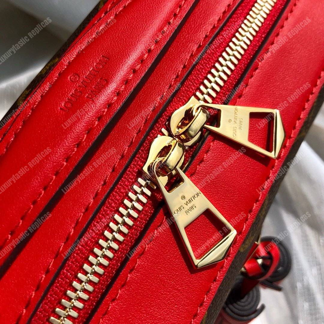 LV Saintonge Monogram Coquelicot