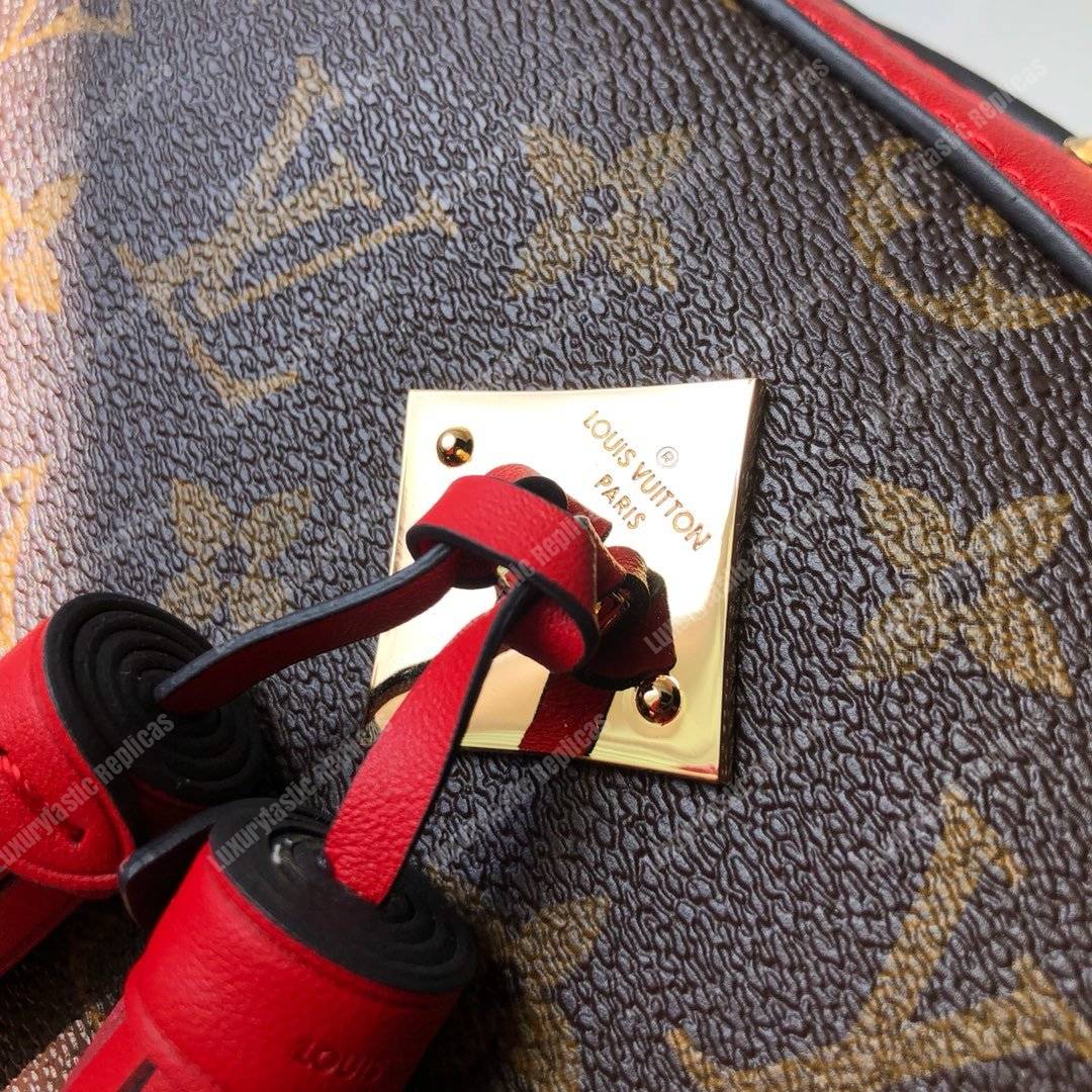 LV Saintonge Monogram Coquelicot