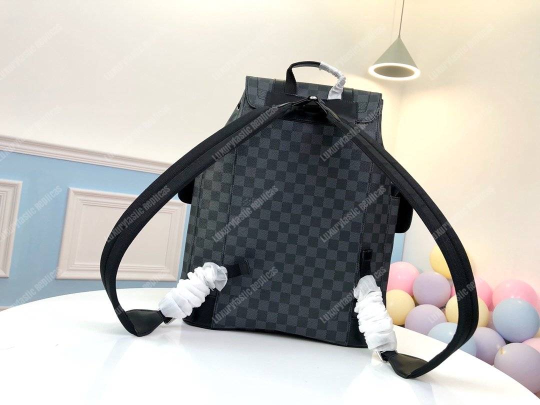 LV Christopher Backpack PM Damier Graphite