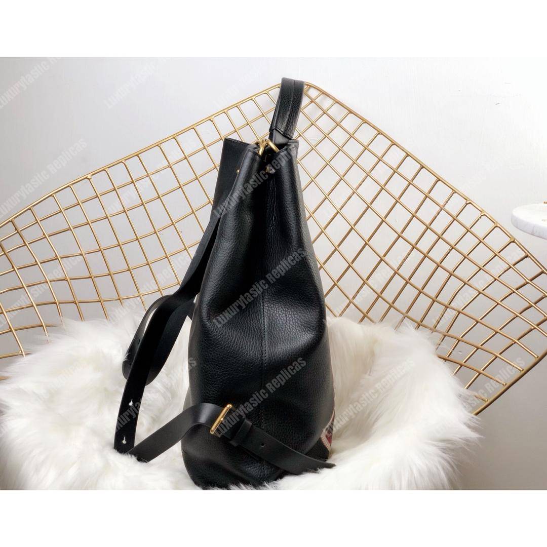 G*u*i kingsnake print leather backpack bag