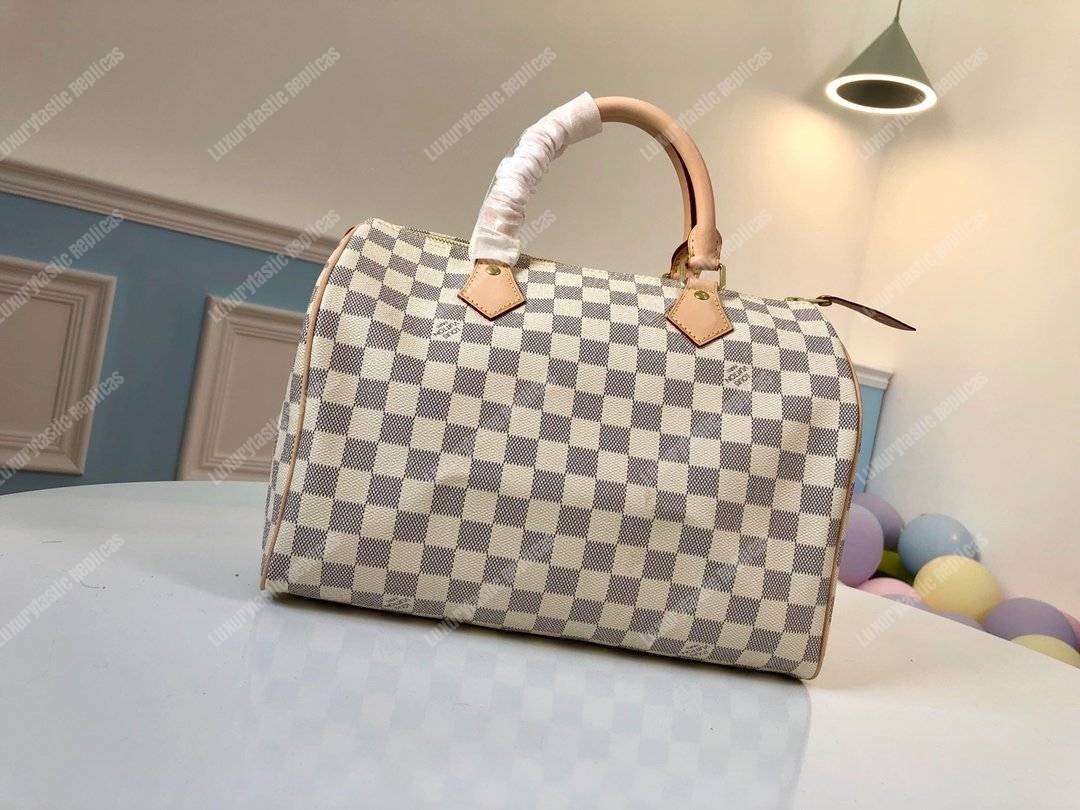LV Speedy 30 Damier Azur