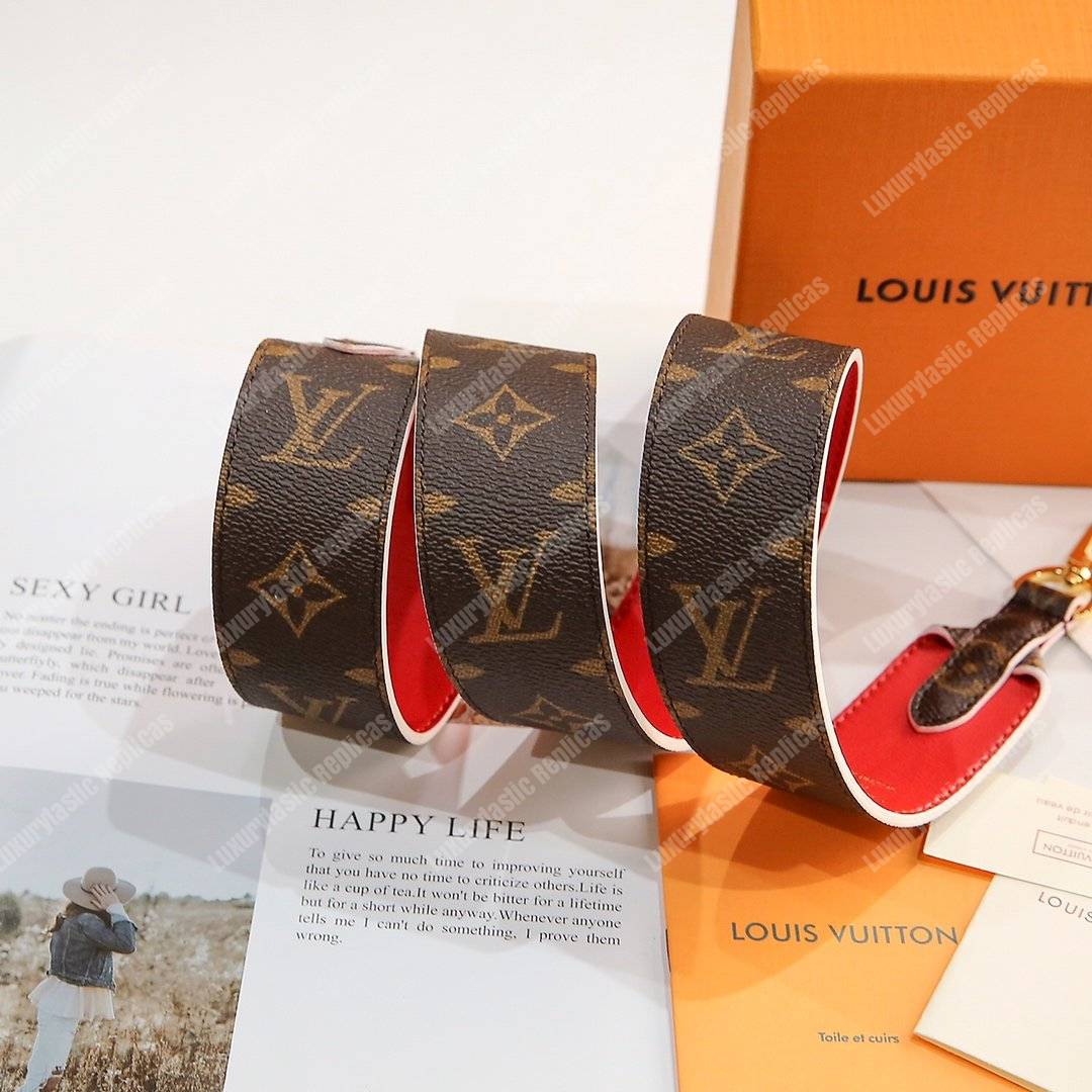 LV Bandouliere Monogram Coquelicot