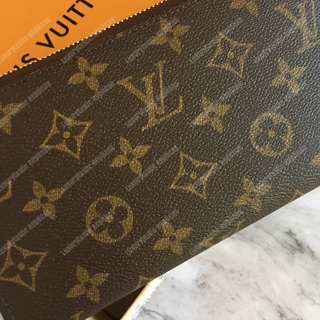 LV Zippy Wallet Monogram Brown