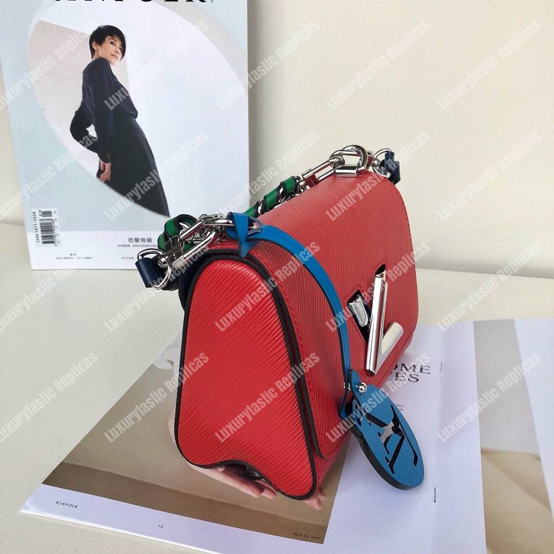 LV Twist PM Epi Leather Coquelicot