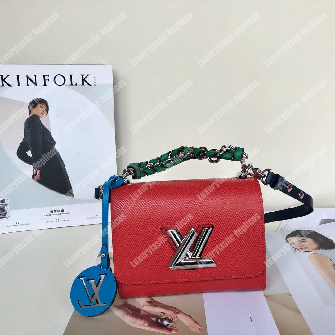 LV Twist PM Epi Leather Coquelicot