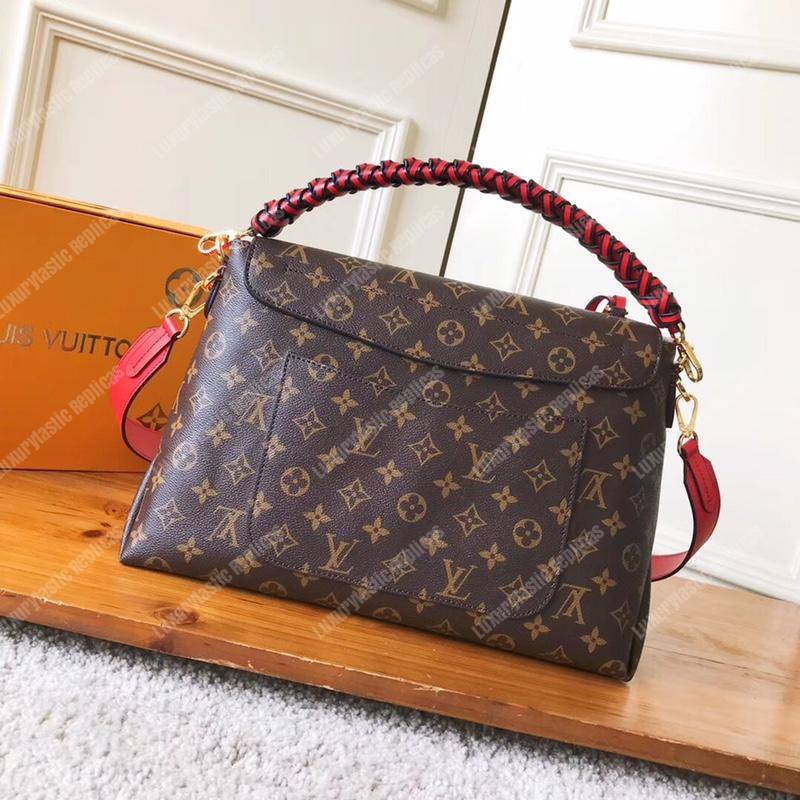 LV Beaubourg MM Monogram Scarlet Red