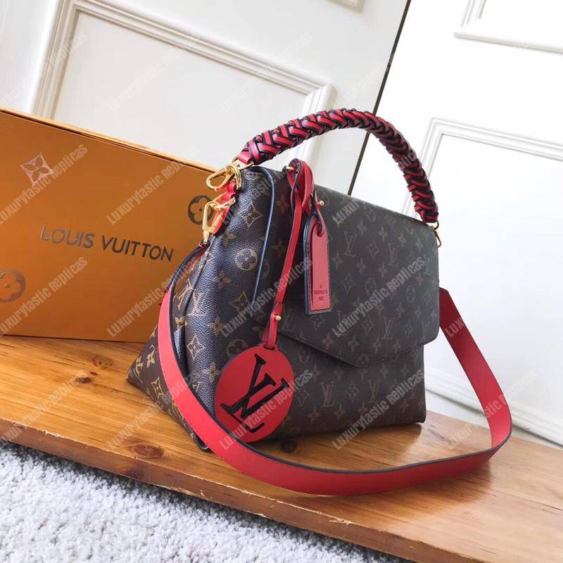 LV Beaubourg MM Monogram Scarlet Red