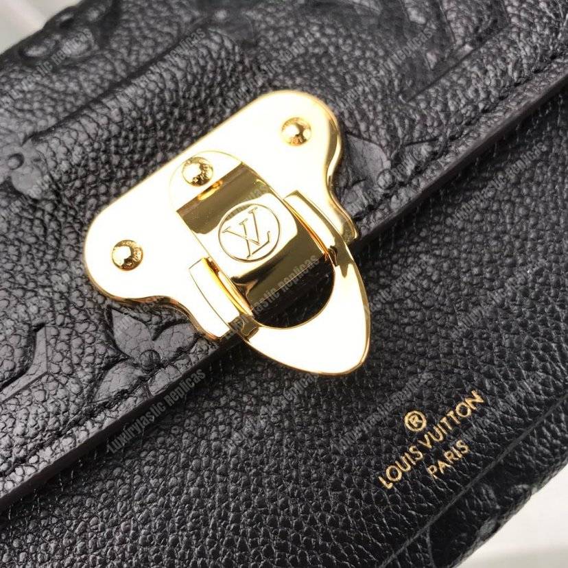 LV Vavin Chain Wallet Monogram Empreinte Noir