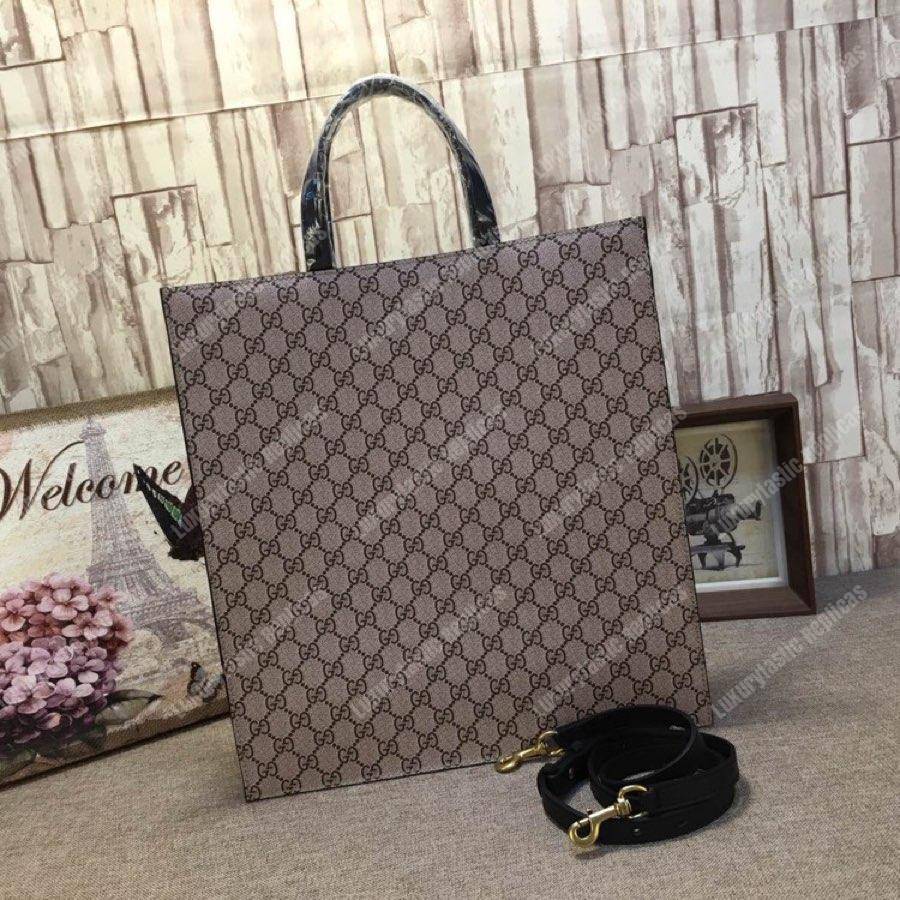 G*u*i bee print soft gg sup*e tote