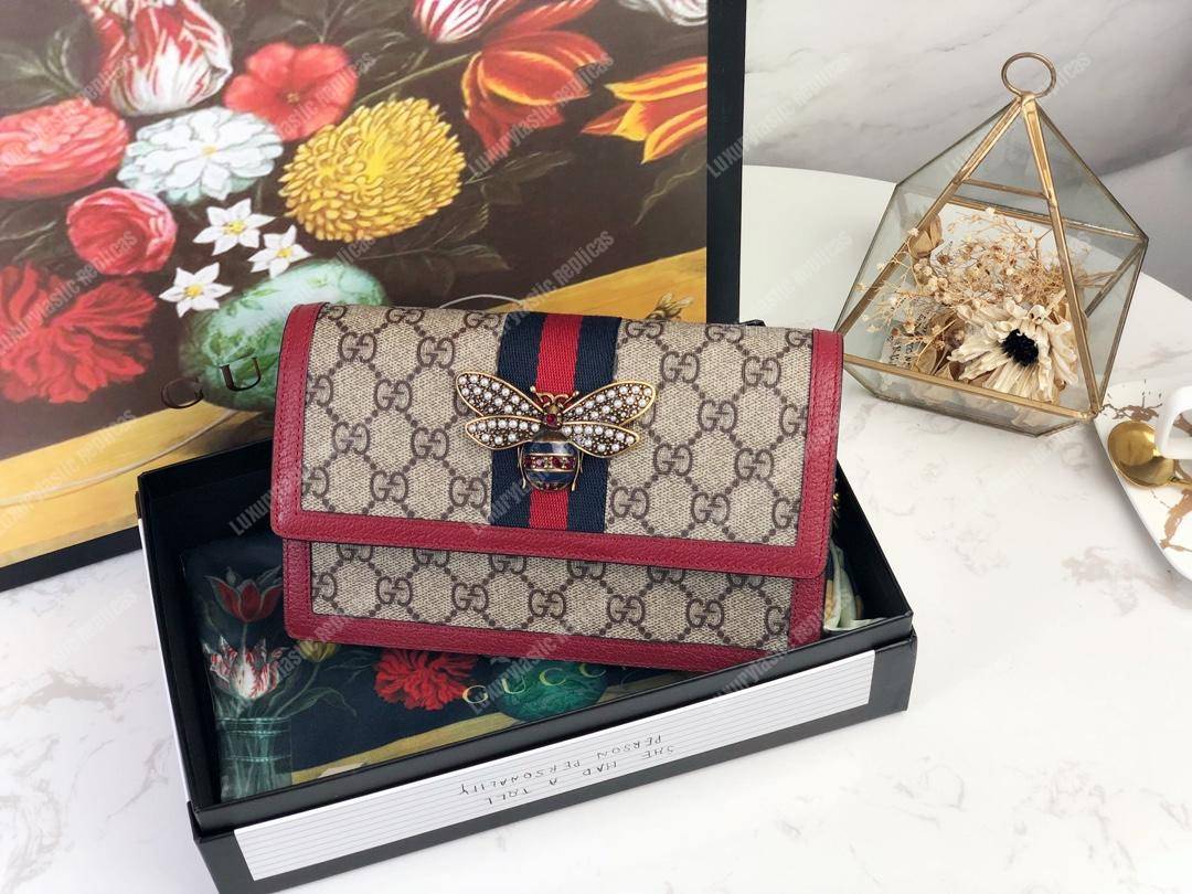 G*u*i queen margaret gg mini bag red