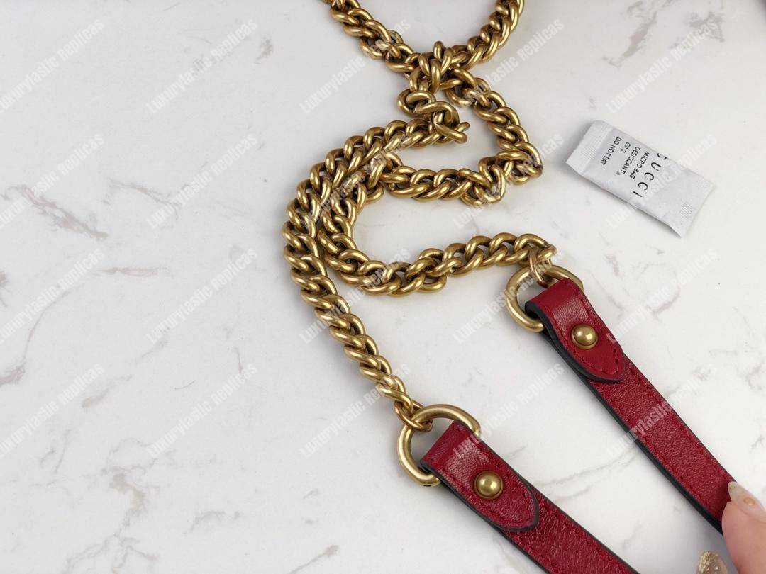 G*u*i gg marmont mini shoulder bag red