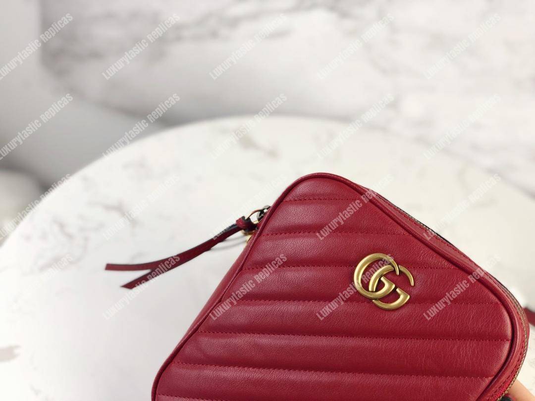 G*u*i gg marmont mini shoulder bag red