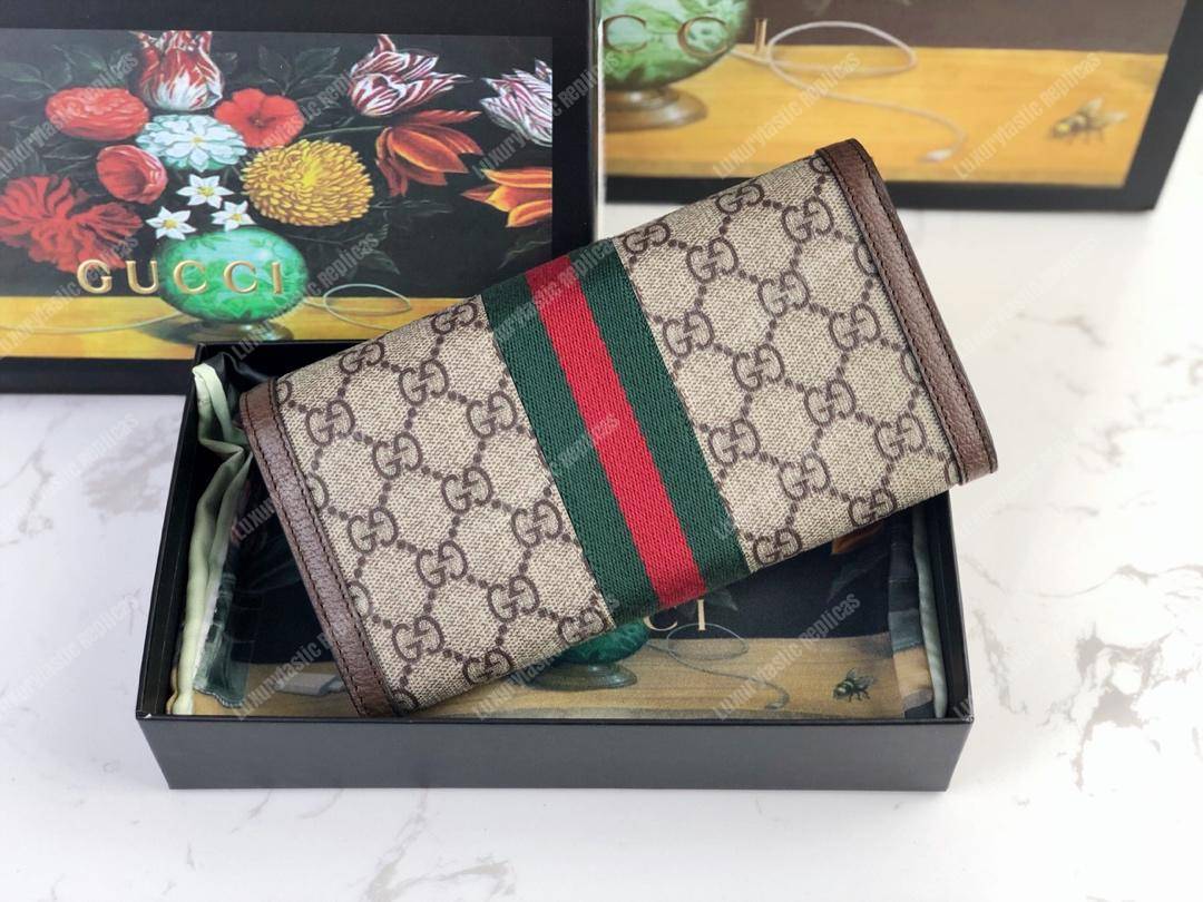 G*u*i ophidia gg continental wallet