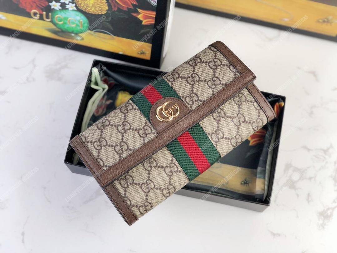 G*u*i ophidia gg continental wallet