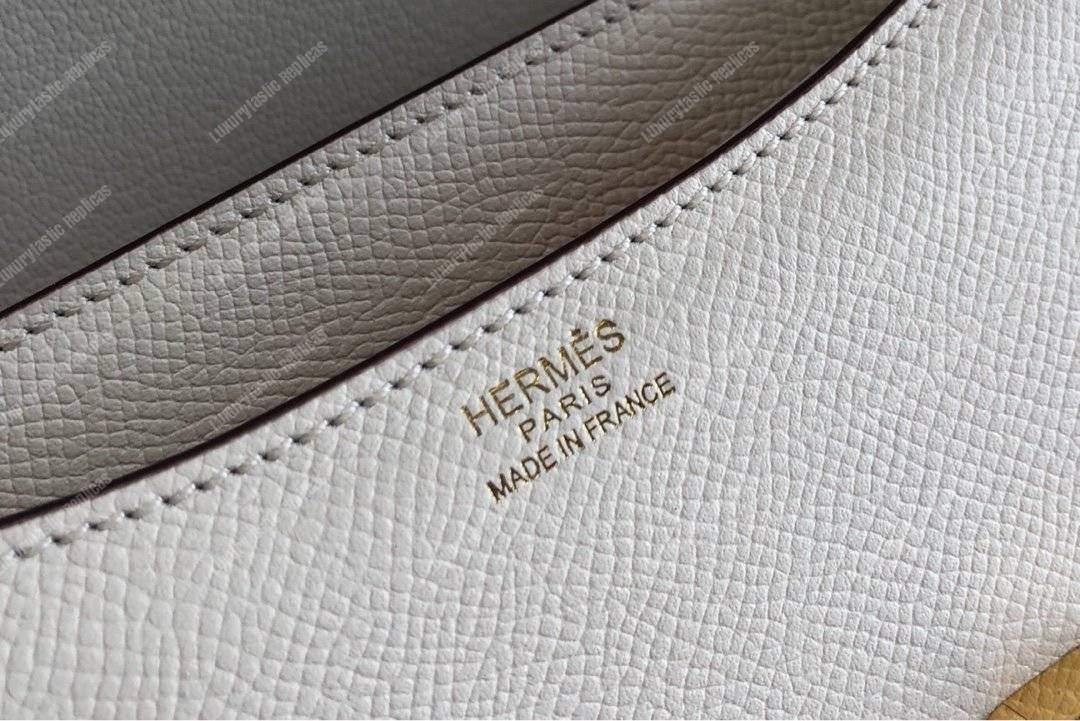 H**mes constance 18 bag epsom gris perle gold hardware