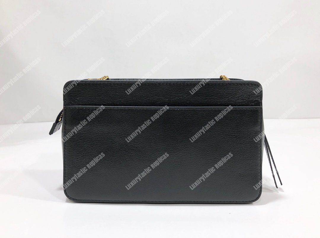 Givenchy Diamond Quilted Leather Crossbody Bag Black