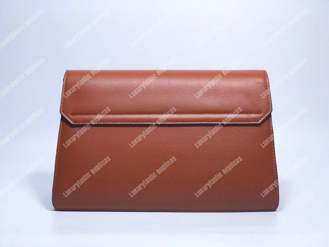 Givenchy Medium GV3 Bag In Leather And Suede Cognac