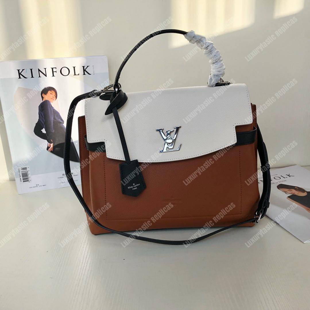 LV Lockme Ever Caramel Creme Noir