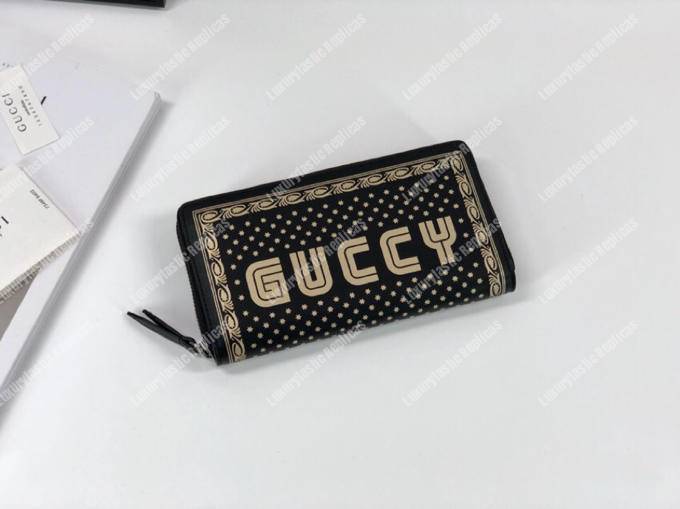 g*u*i ‘G*u*iy’ zip around wallet black
