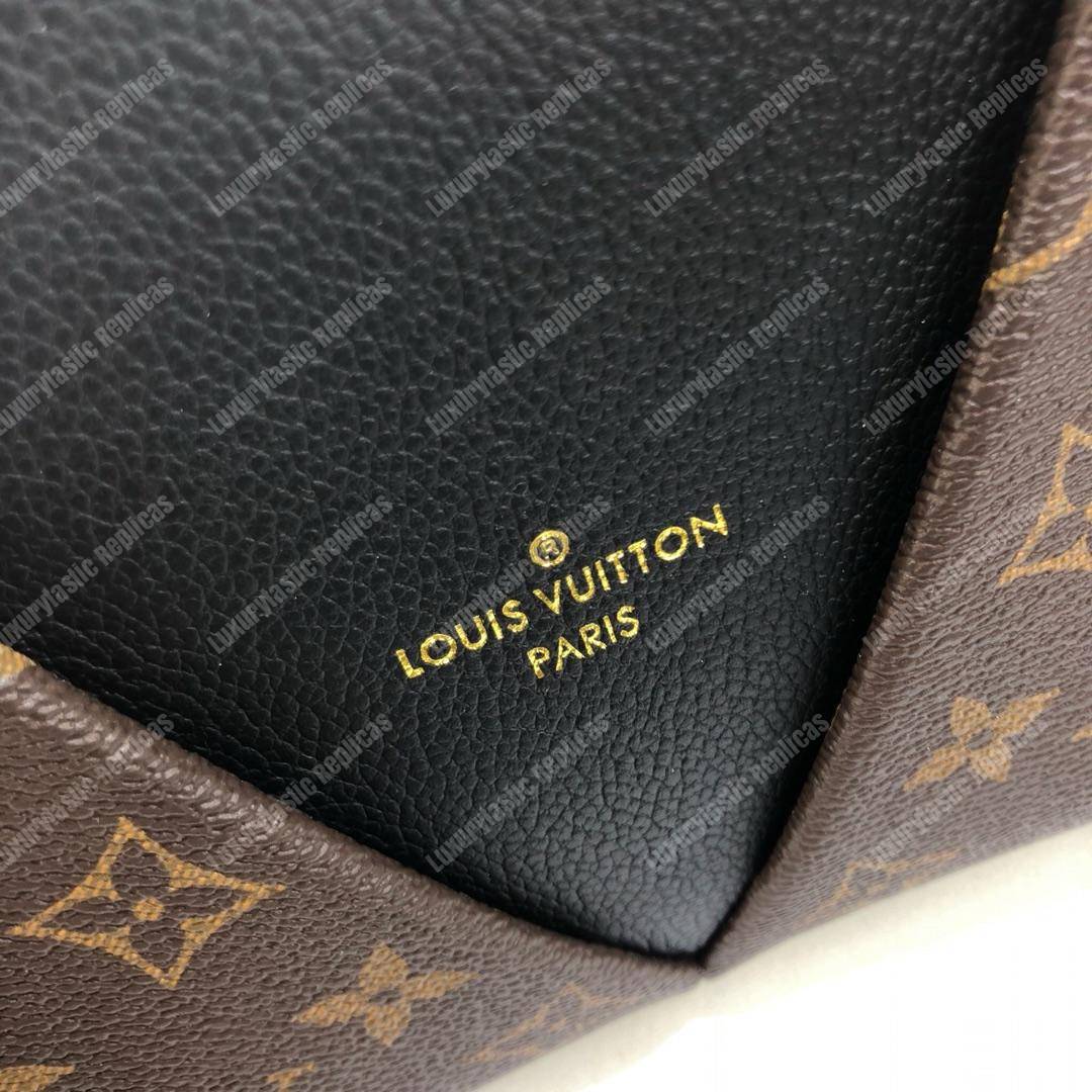LV V Tote MM Monogram Noir