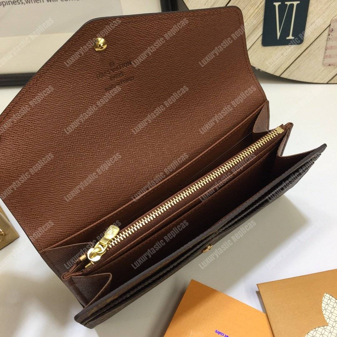 LV Sarah Wallet Monogram Brown