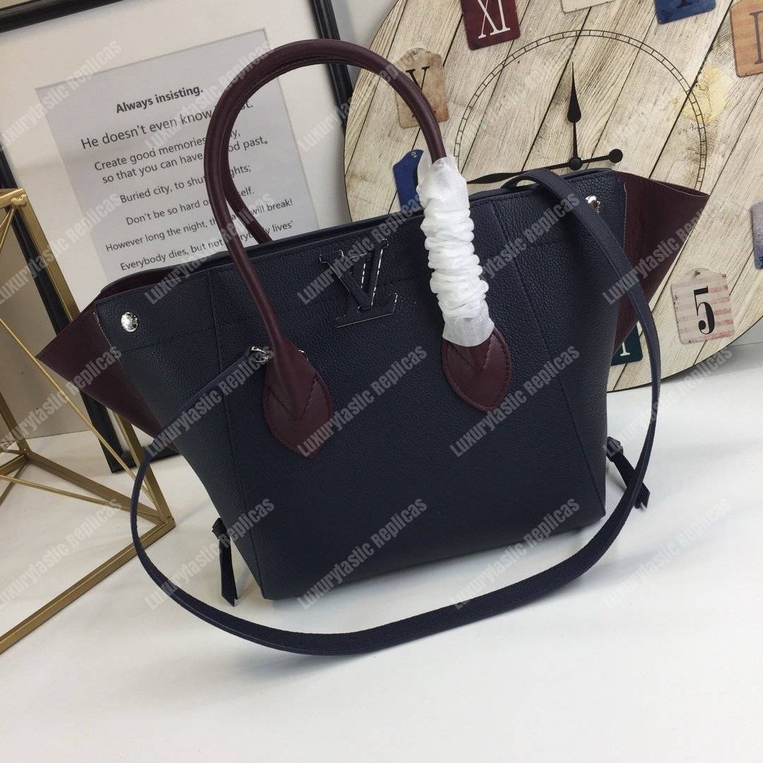 LV Freedom Handbag Navy Blue