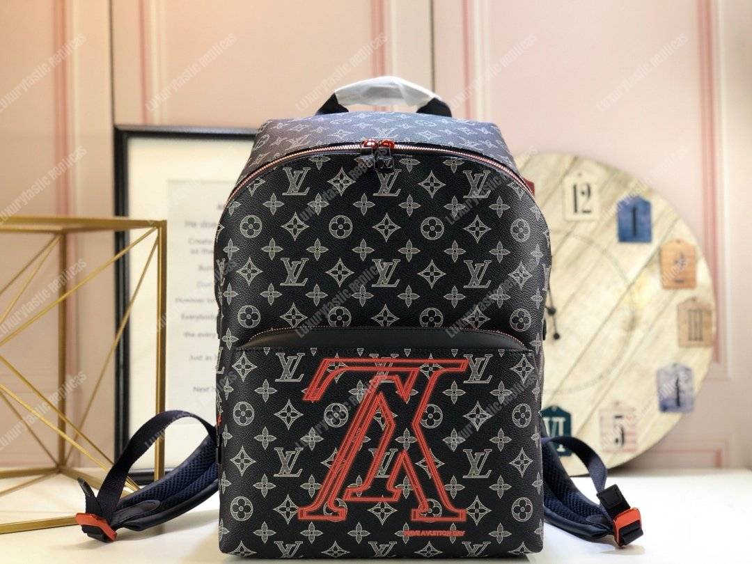 LV Discovery Backpack PM Monogram Upside Down Canvas