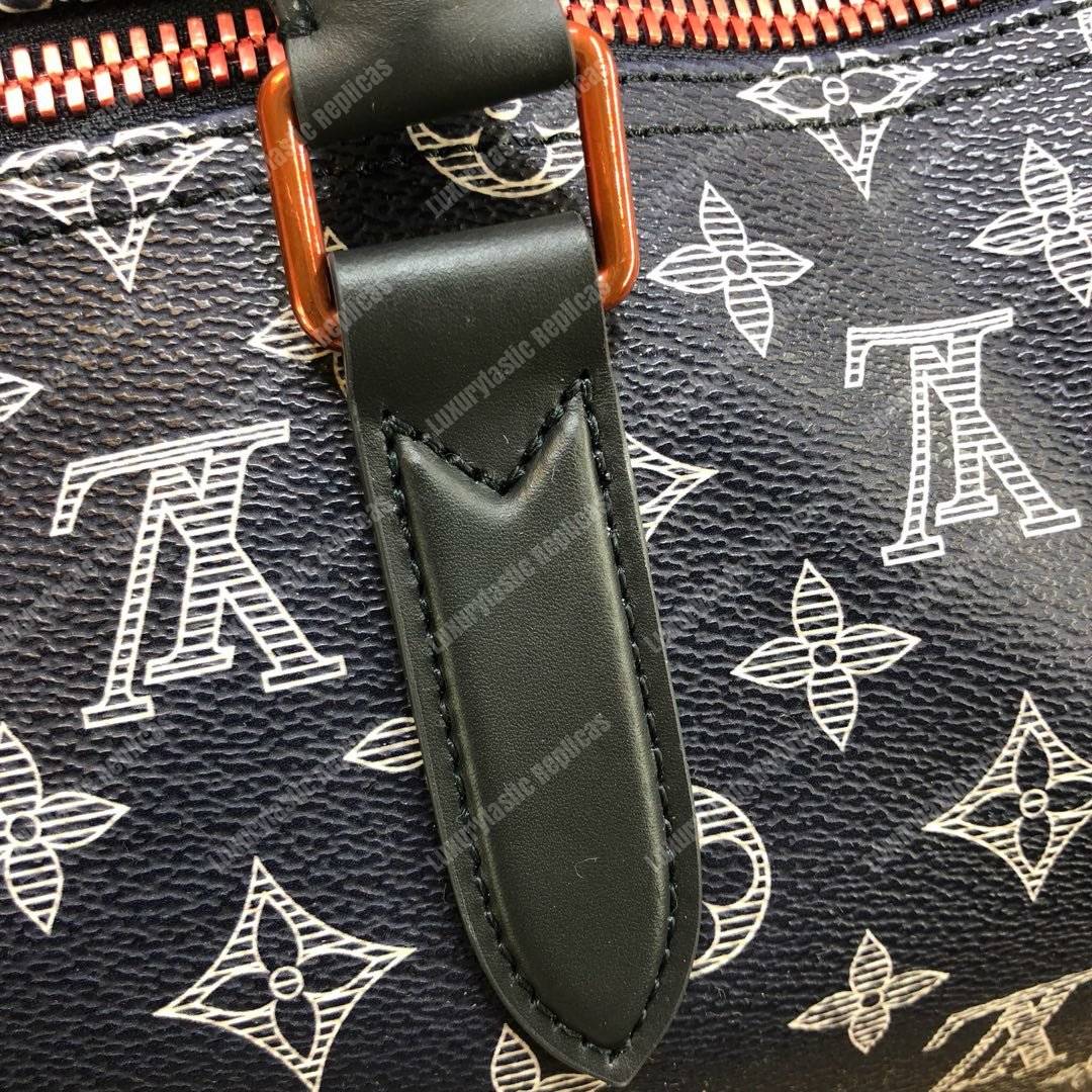 LV Keepall Bandouliere 50 Upside Canvas