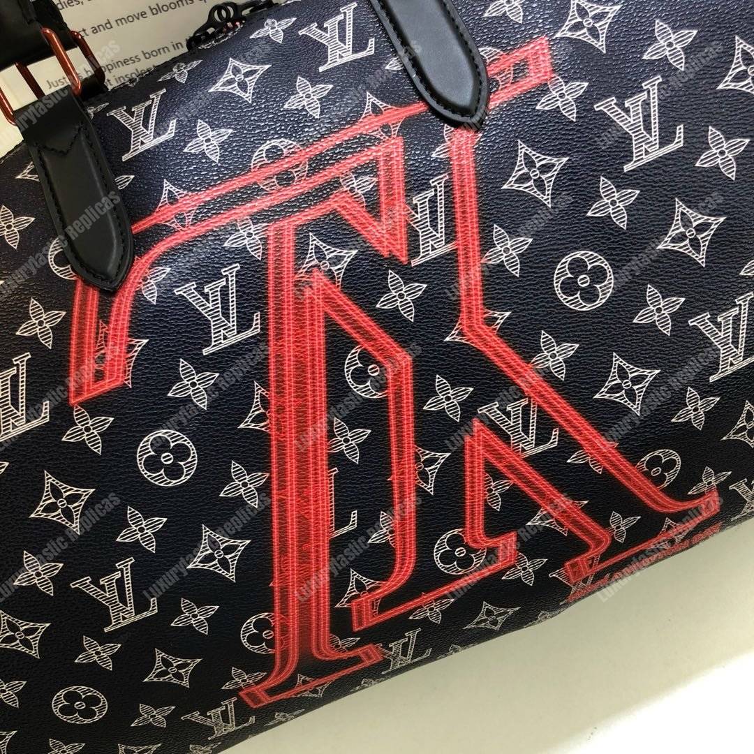 LV Keepall Bandouliere 50 Upside Canvas