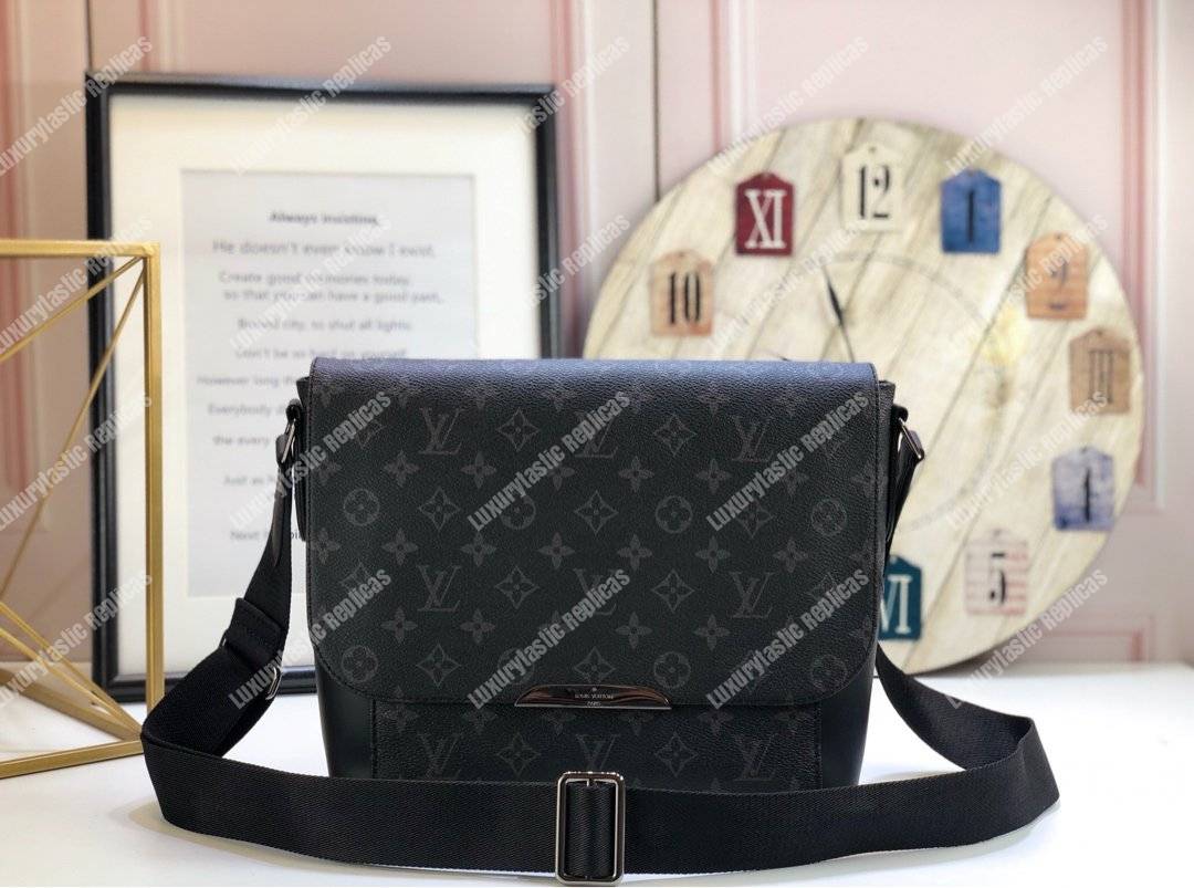 LV Explorer PM Monogram Eclipse Shoulder Bag
