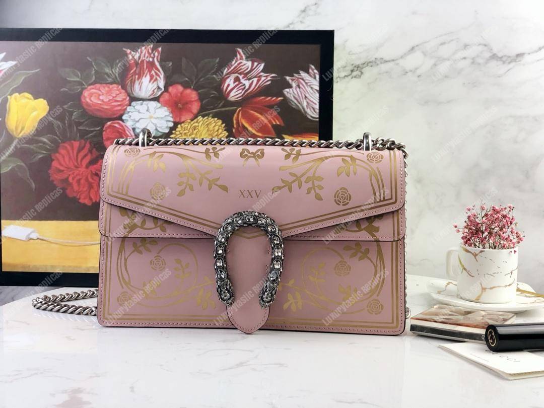 G*u*i gardens medium dionysus shoulder bag pink