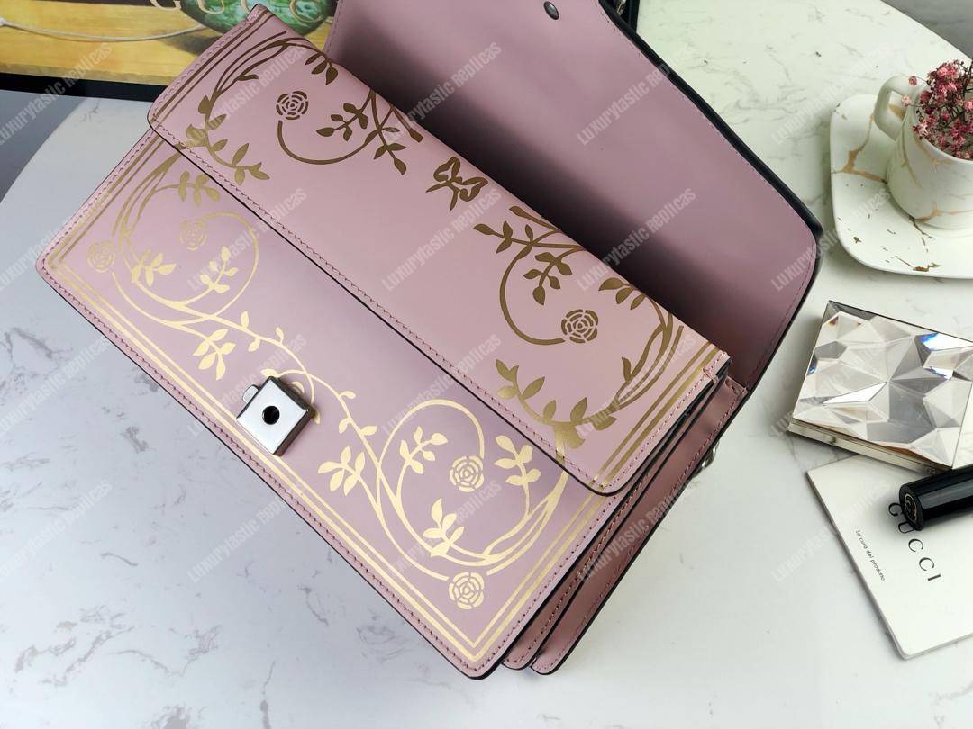 G*u*i gardens medium dionysus shoulder bag pink