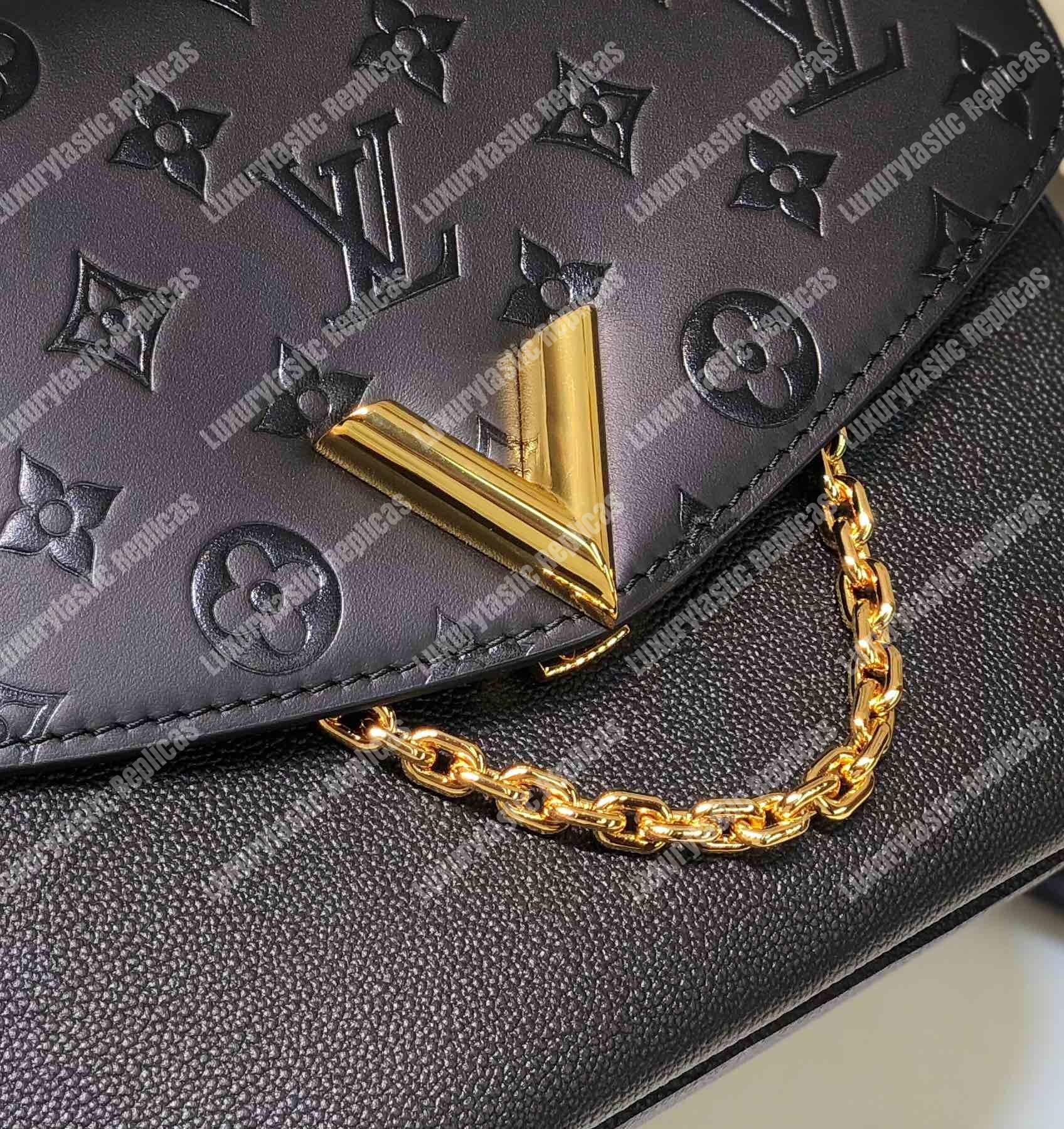 LV Very Messenger Handbag Monogram Noir